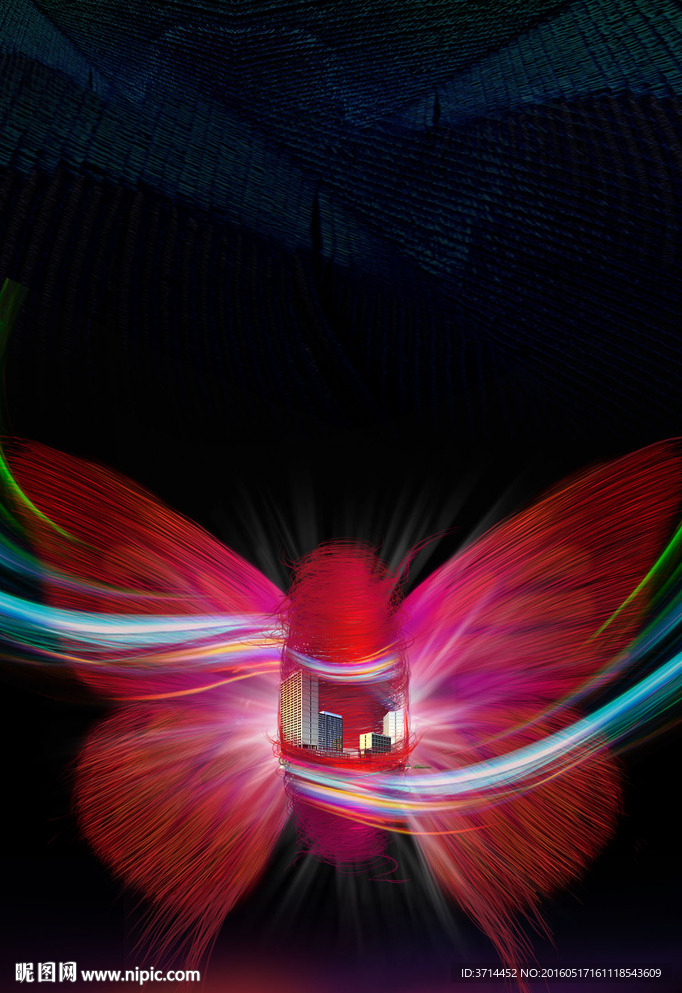 商业综合体蝴蝶