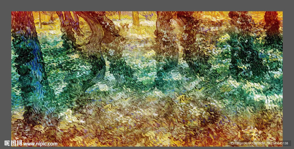 抽象油画