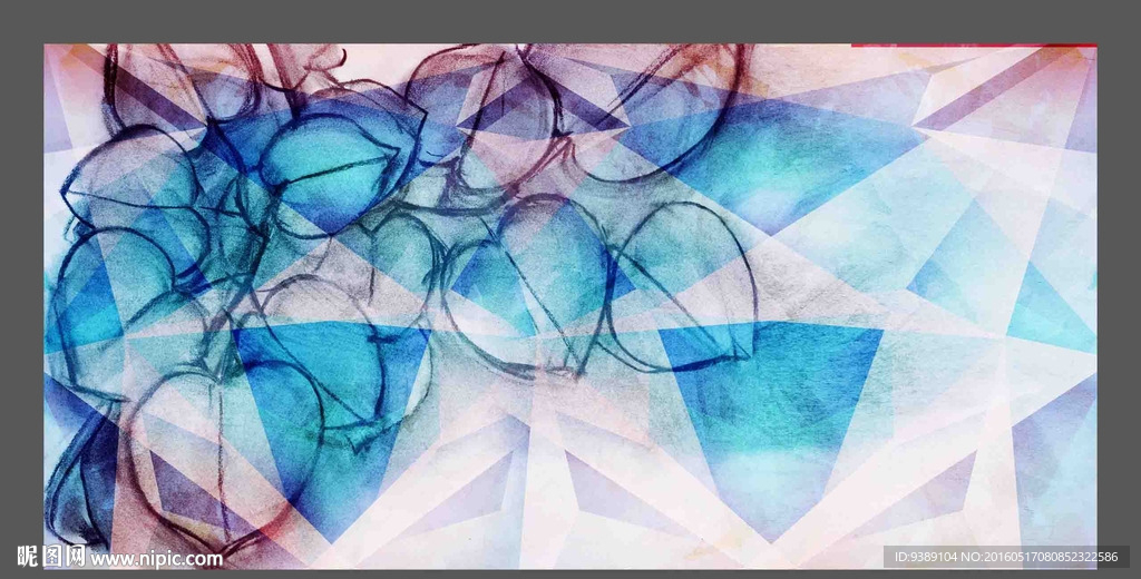 抽象油画