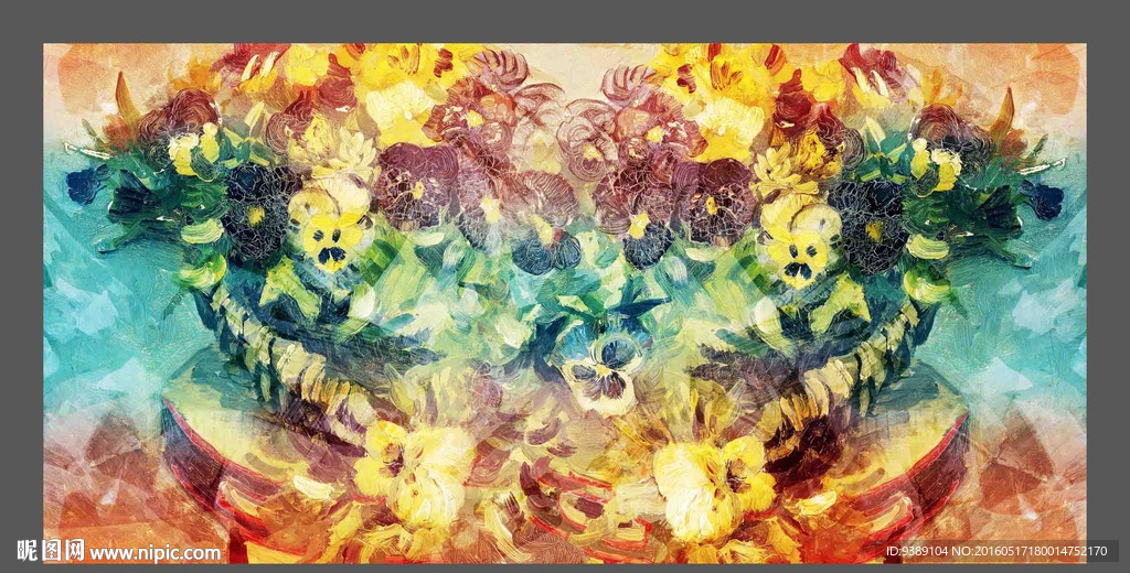 花卉油画