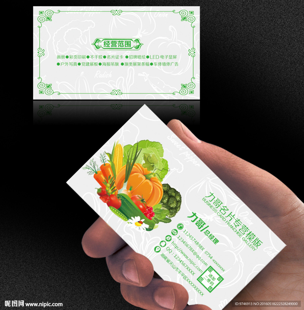 蔬菜名片