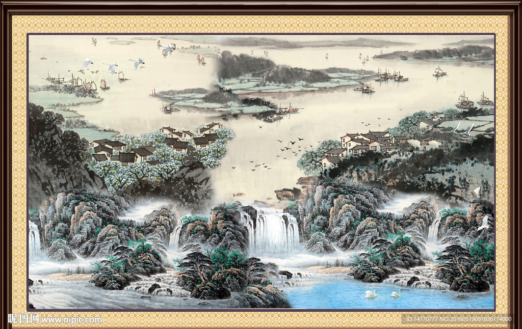 国画山水