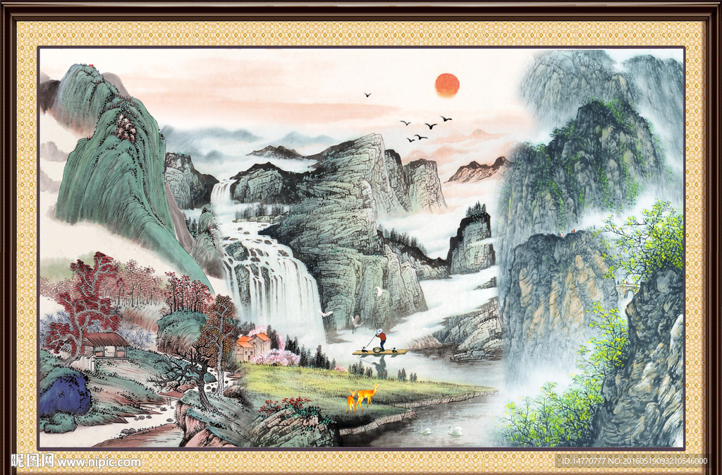 国画山水