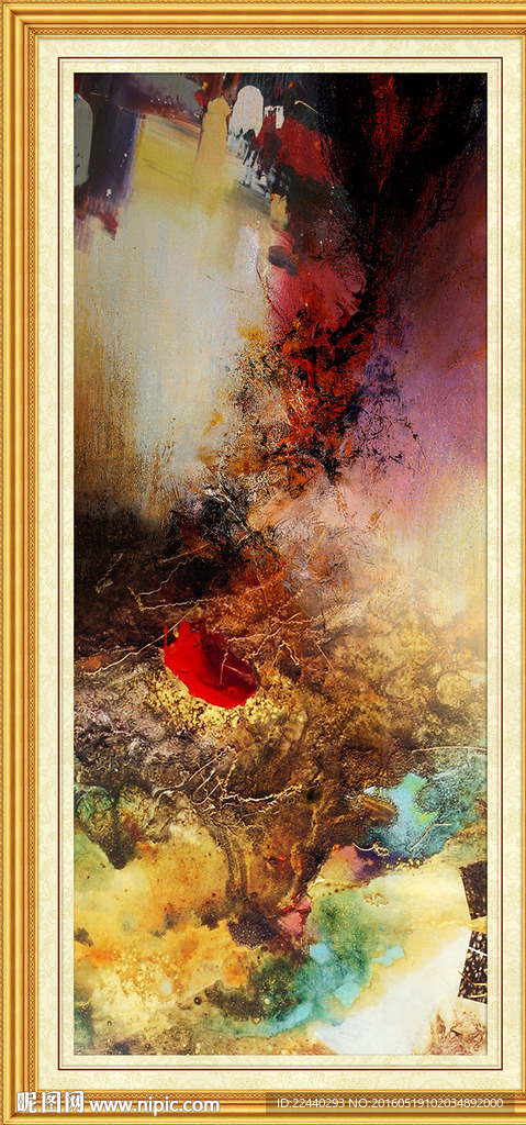 抽象油画