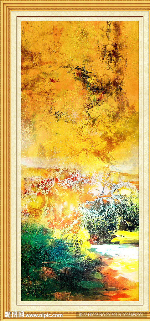 抽象油画