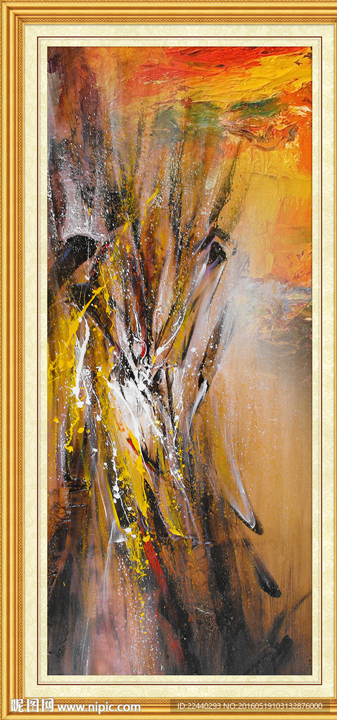 抽象油画