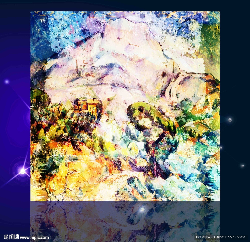 抽象油画