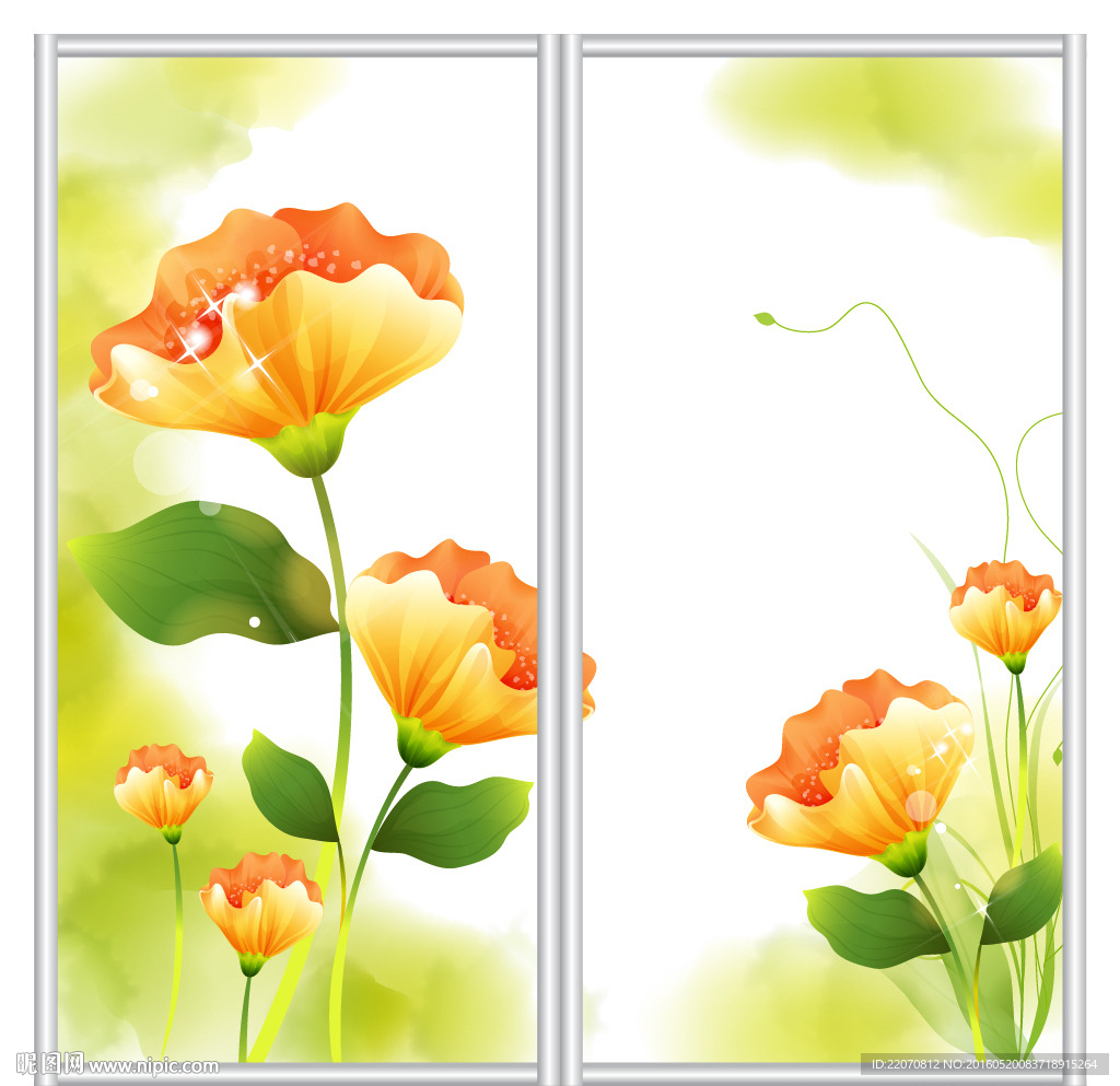移门花卉