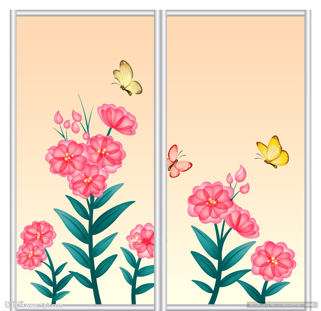 移门花卉