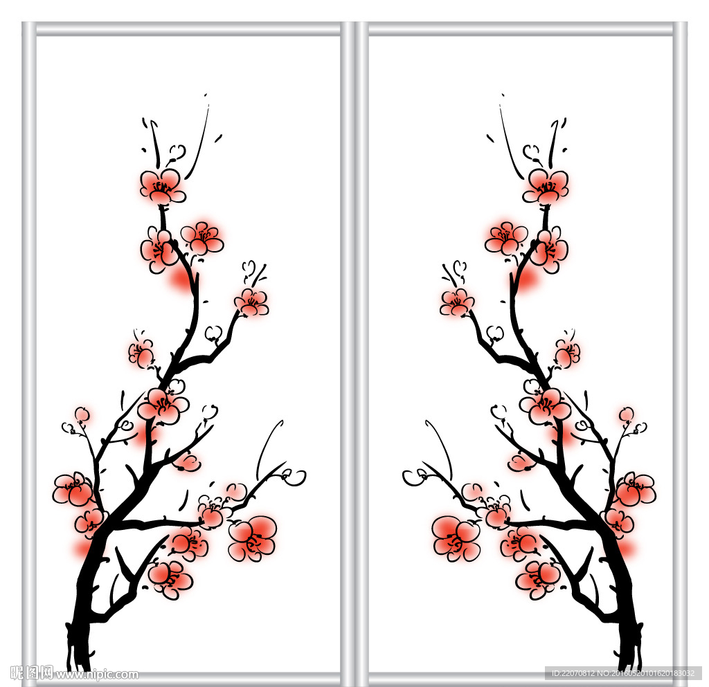 梅花移门
