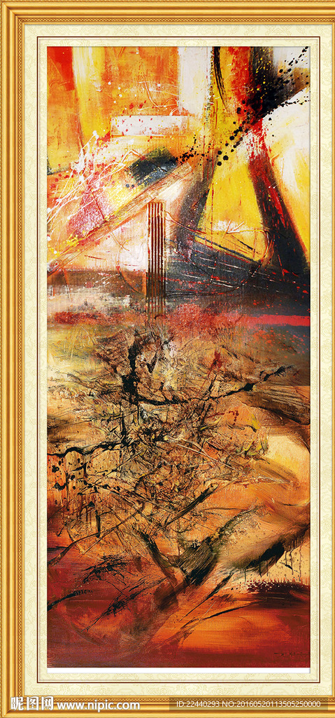 抽象油画
