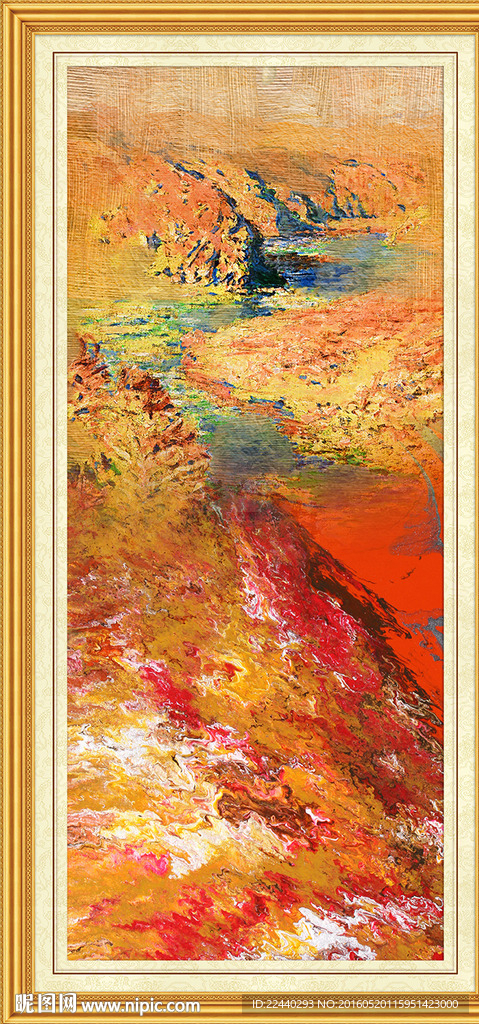 抽象油画