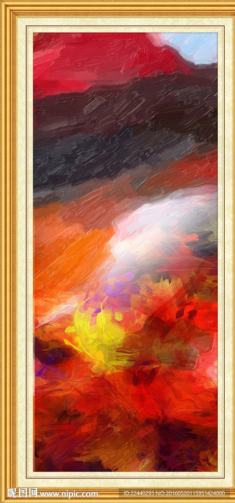 抽象油画