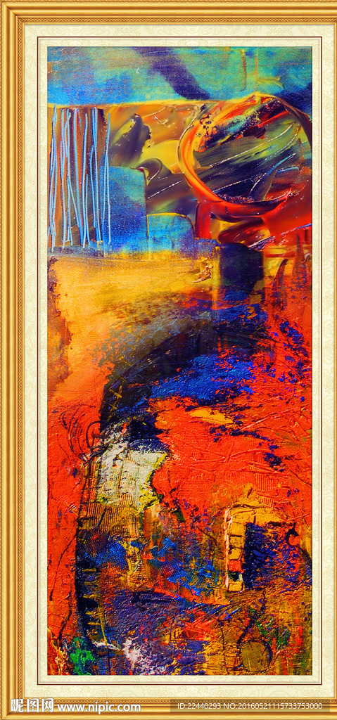 抽象油画