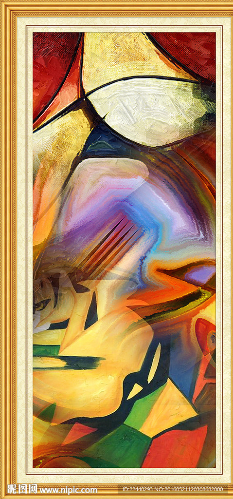 抽象油画
