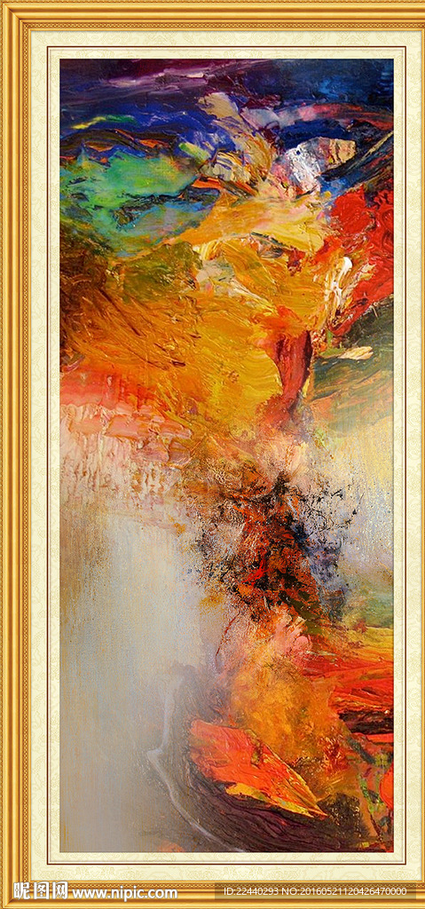 抽象油画