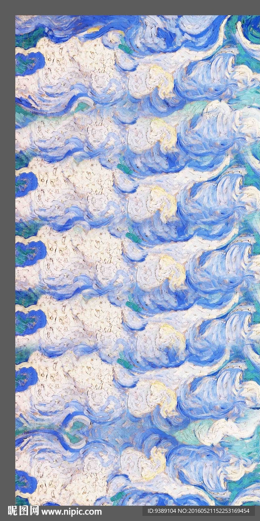 云彩油画