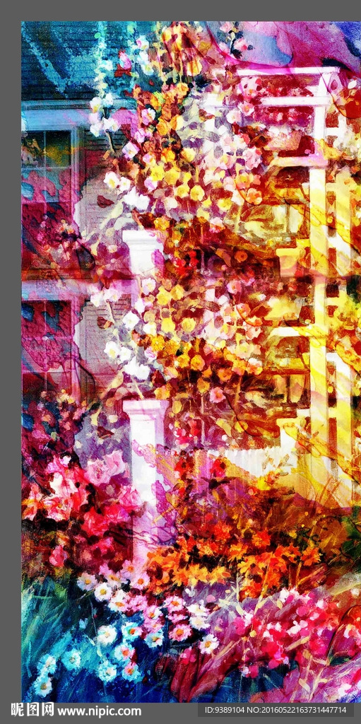 抽象油画