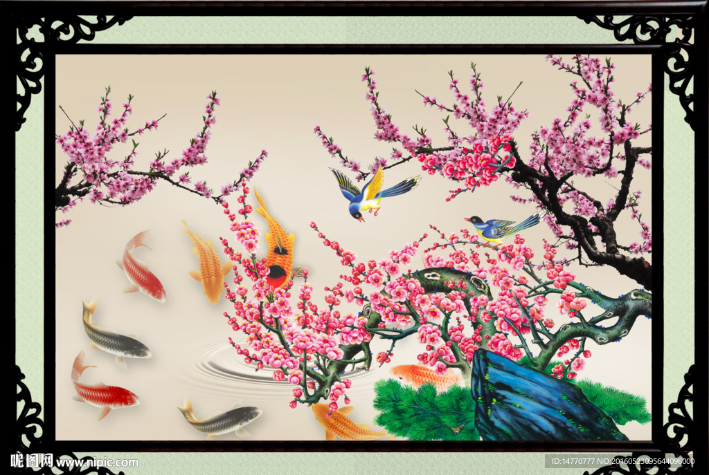 花鸟梅花
