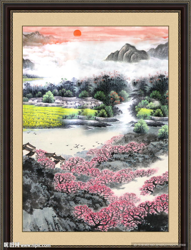 山水国画