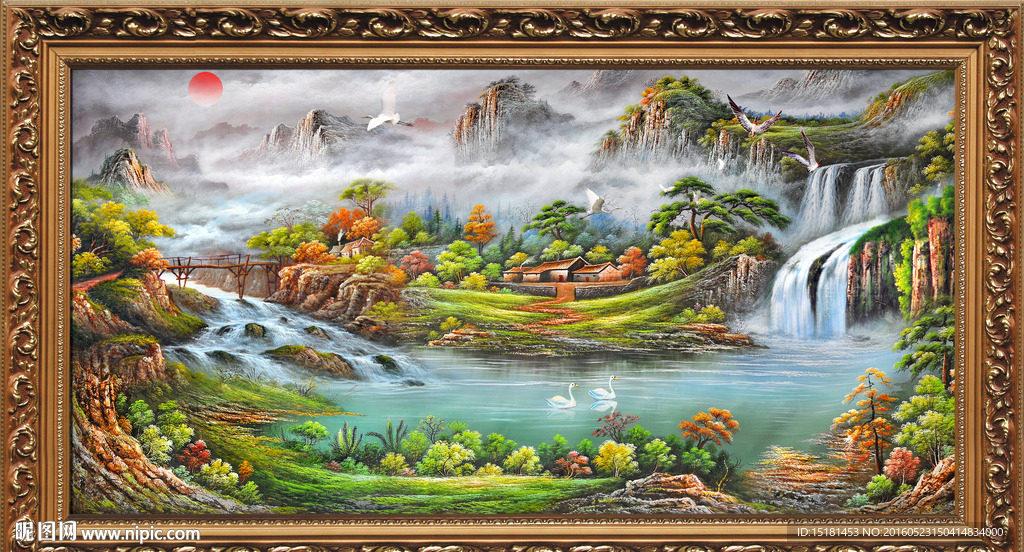 风景山水油画