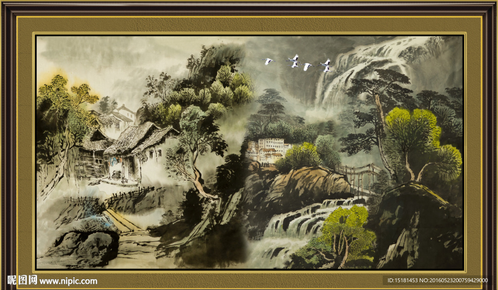 国画山水