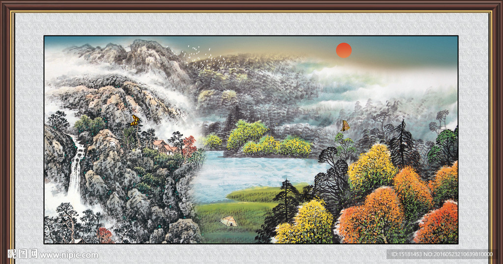 国画山水