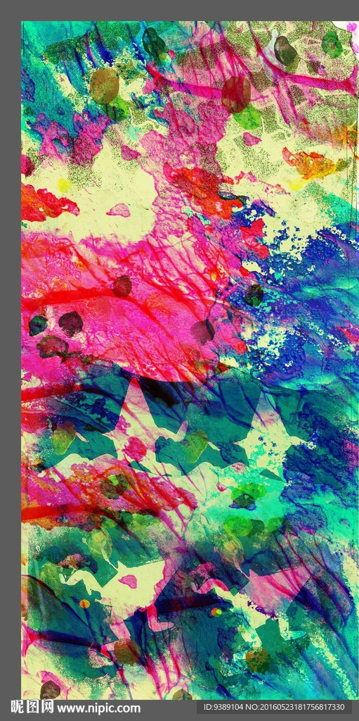 抽象油画