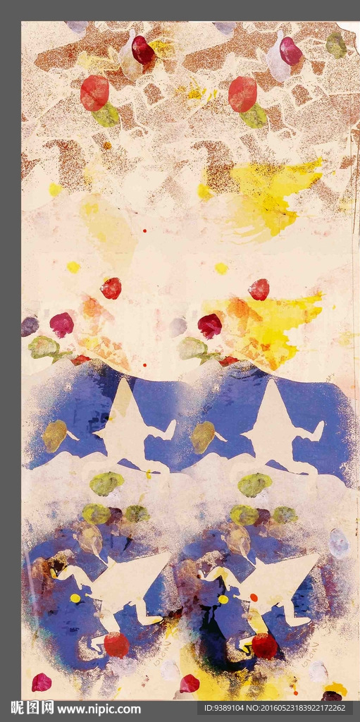 抽象油画