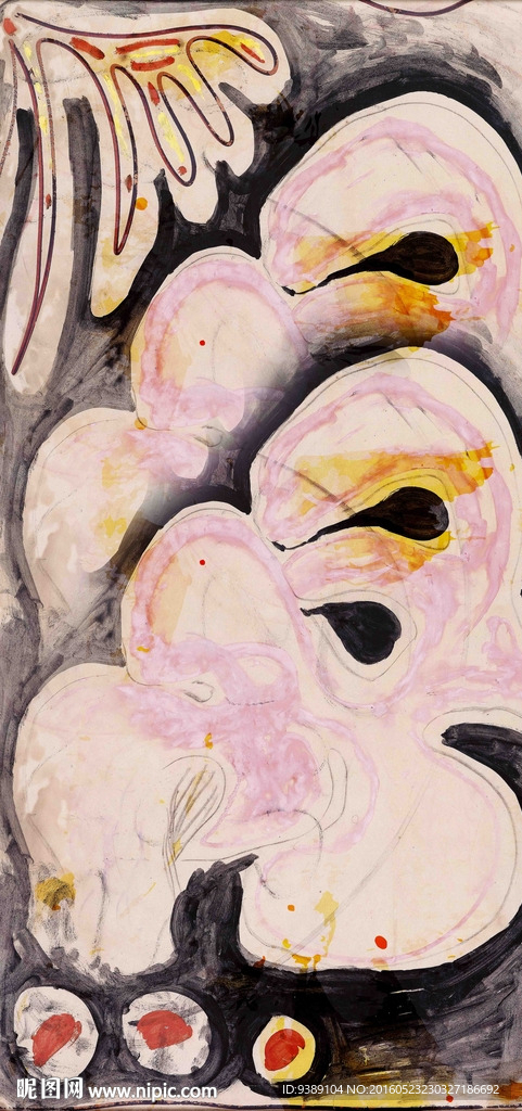抽象油画