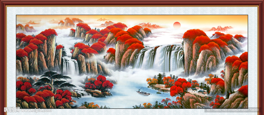 鸿运当头 风水画