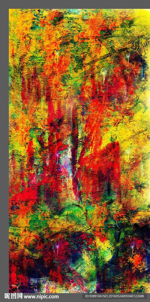 抽象油画