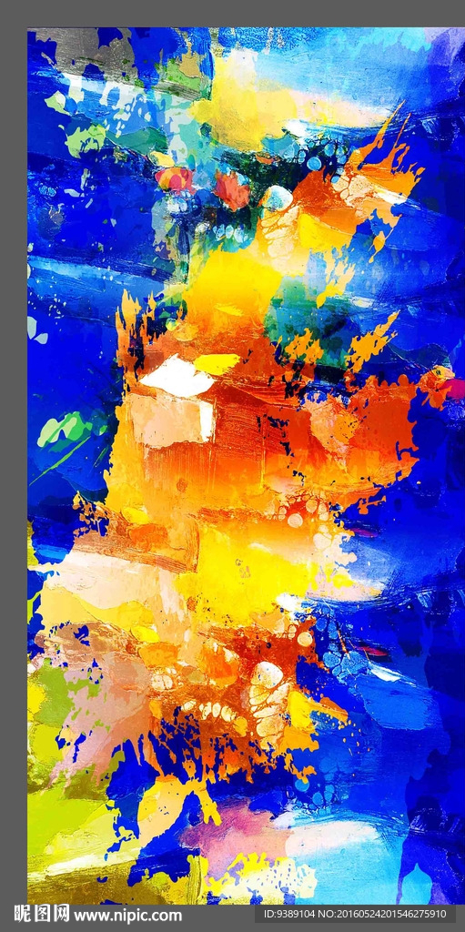 抽象油画