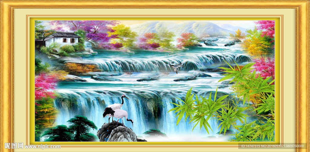 油画 山水