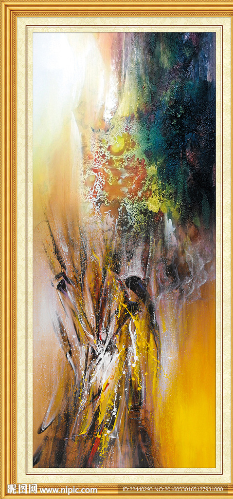 抽象油画