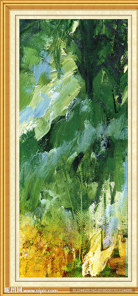 抽象油画