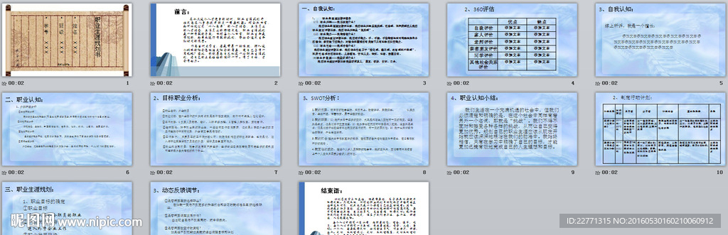 大学生职业生涯规划书模板