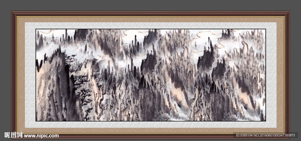 抽象国画