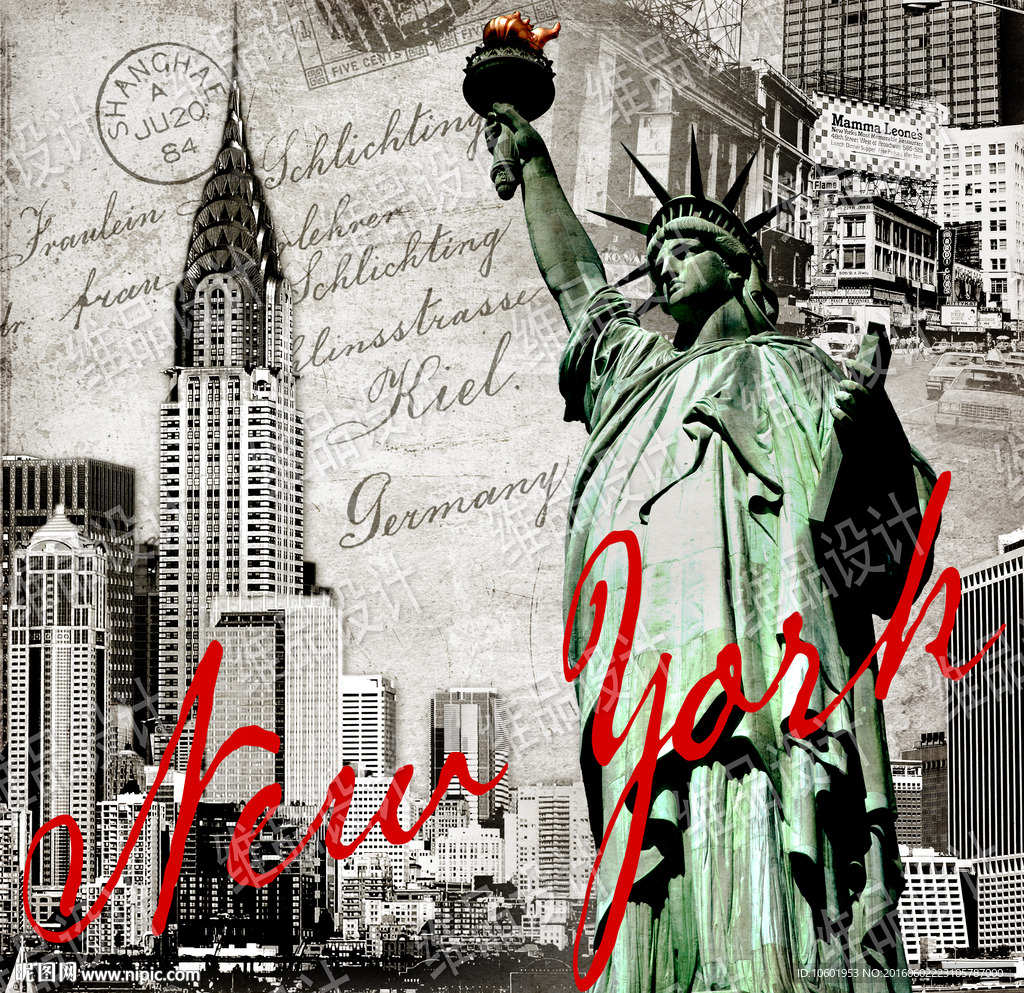 欧美风格装饰画