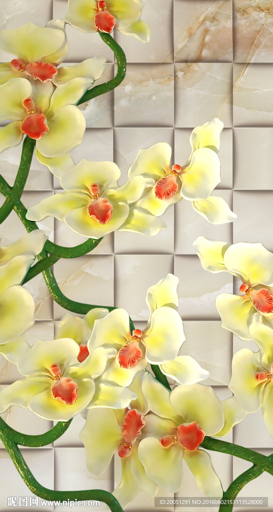 3d浮雕玄关背景墙