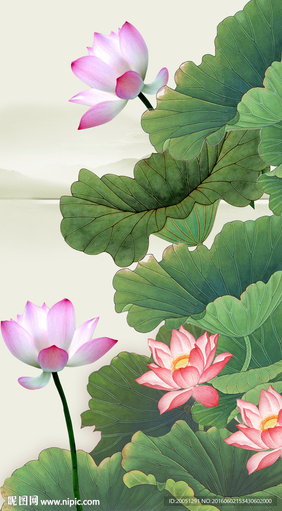 荷花玄关