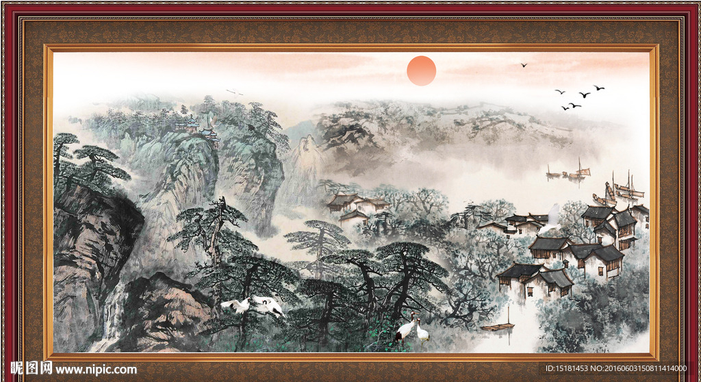 国画山水