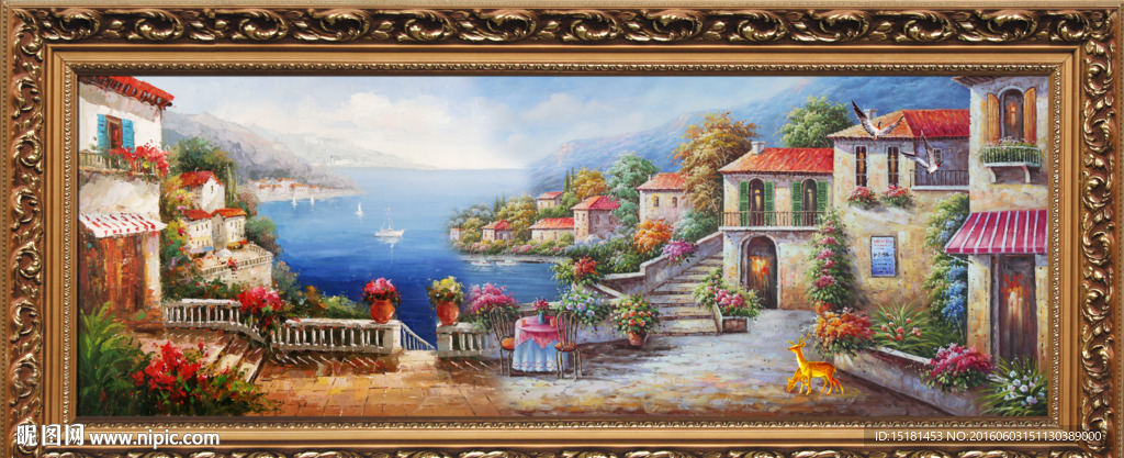 油画风景
