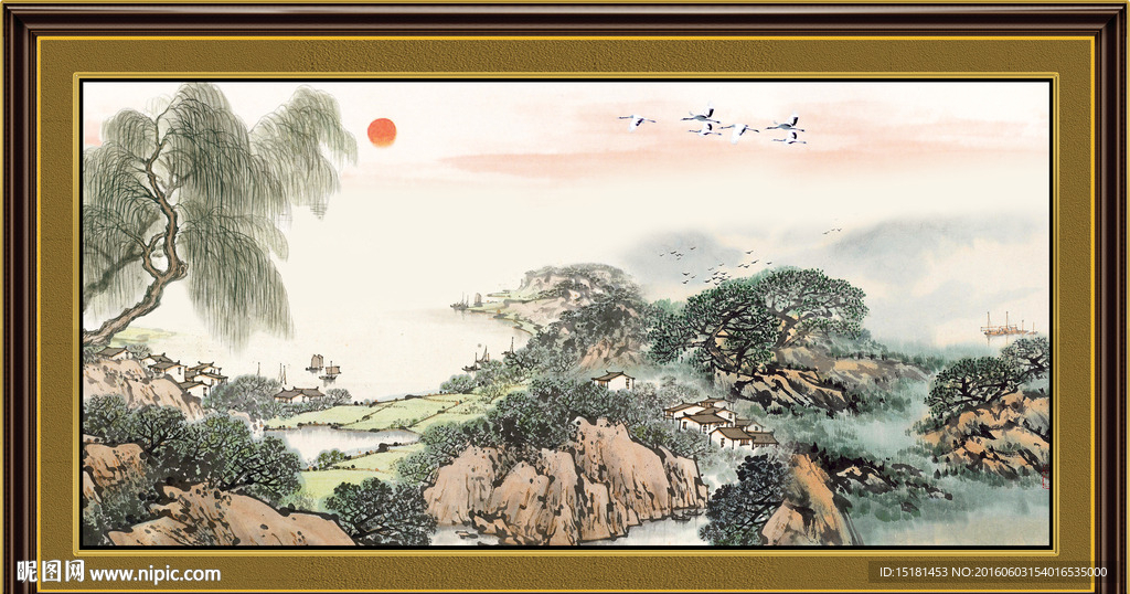 国画山水