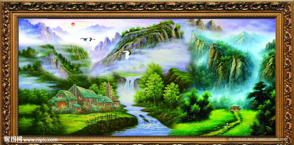 油画风景