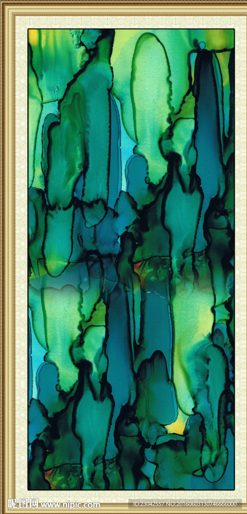 抽象油画