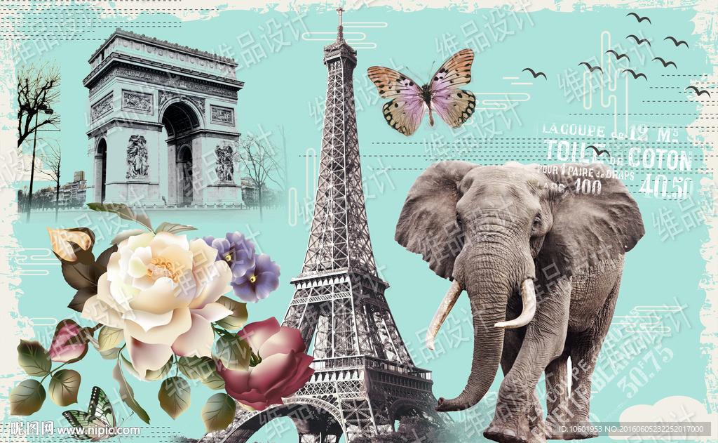 欧美风格装饰画