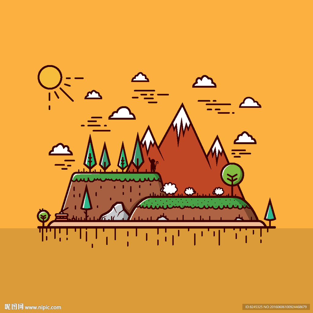 矢量背景底纹插图插画