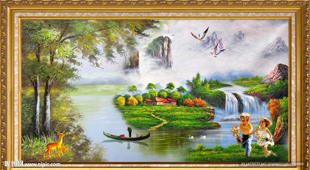 油画风景