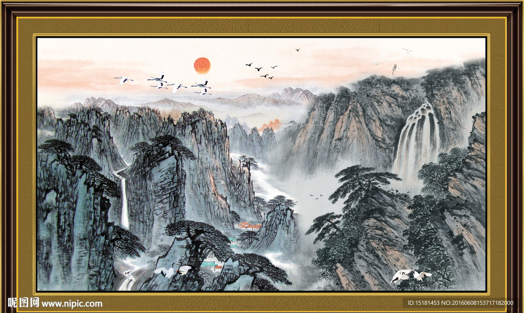 国画山水